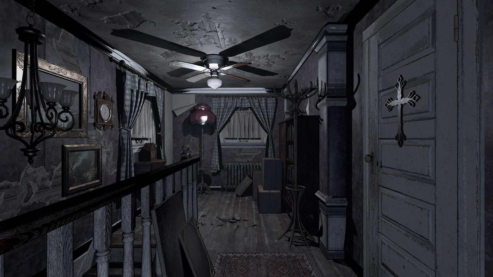 The second floor of The Weatherby House